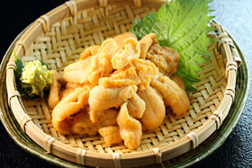 生うにざる上げ